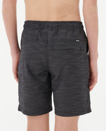 Rip Curl Boys Boardwalk Jackson Volley Shorts - Black
